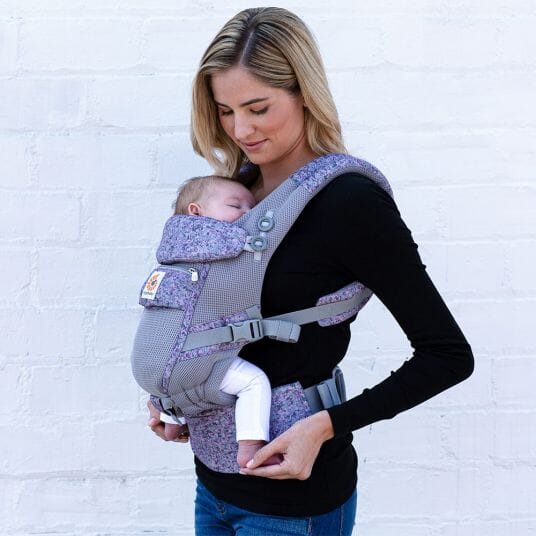 BreathBabyBag™ - Mauve Lavande - Bébé Explorateur