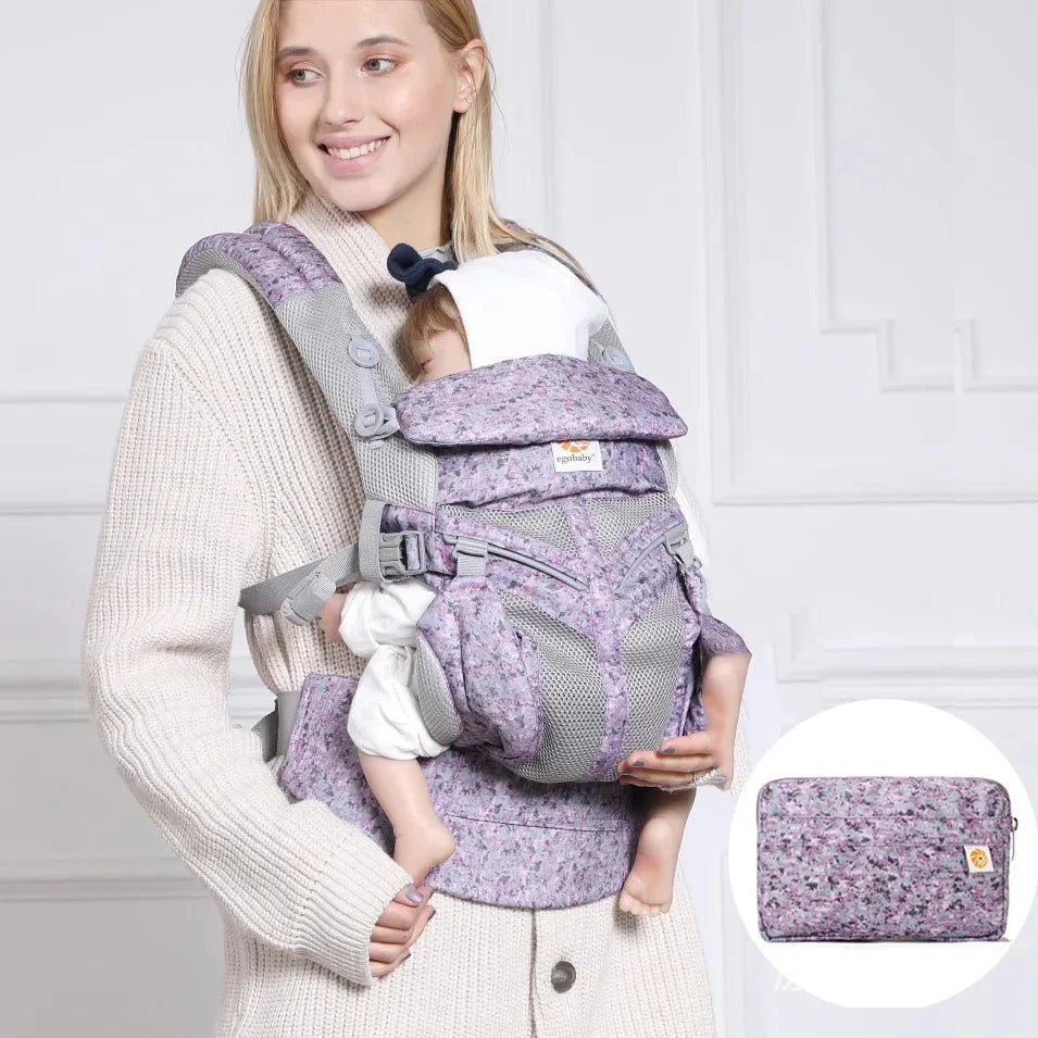 BreathBabyBag™ - Mauve Lavande - Bébé Explorateur