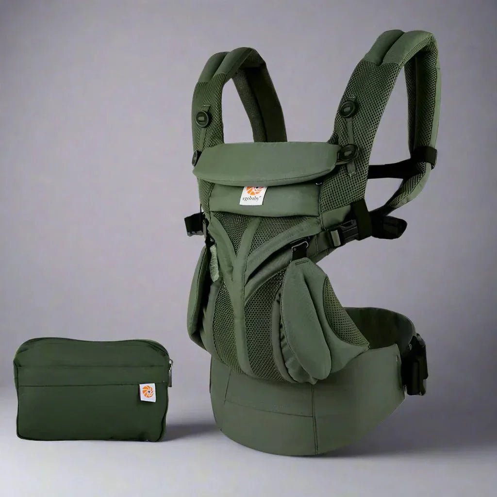 BreathBabyBag™ - Vert Olive - Bébé Explorateur